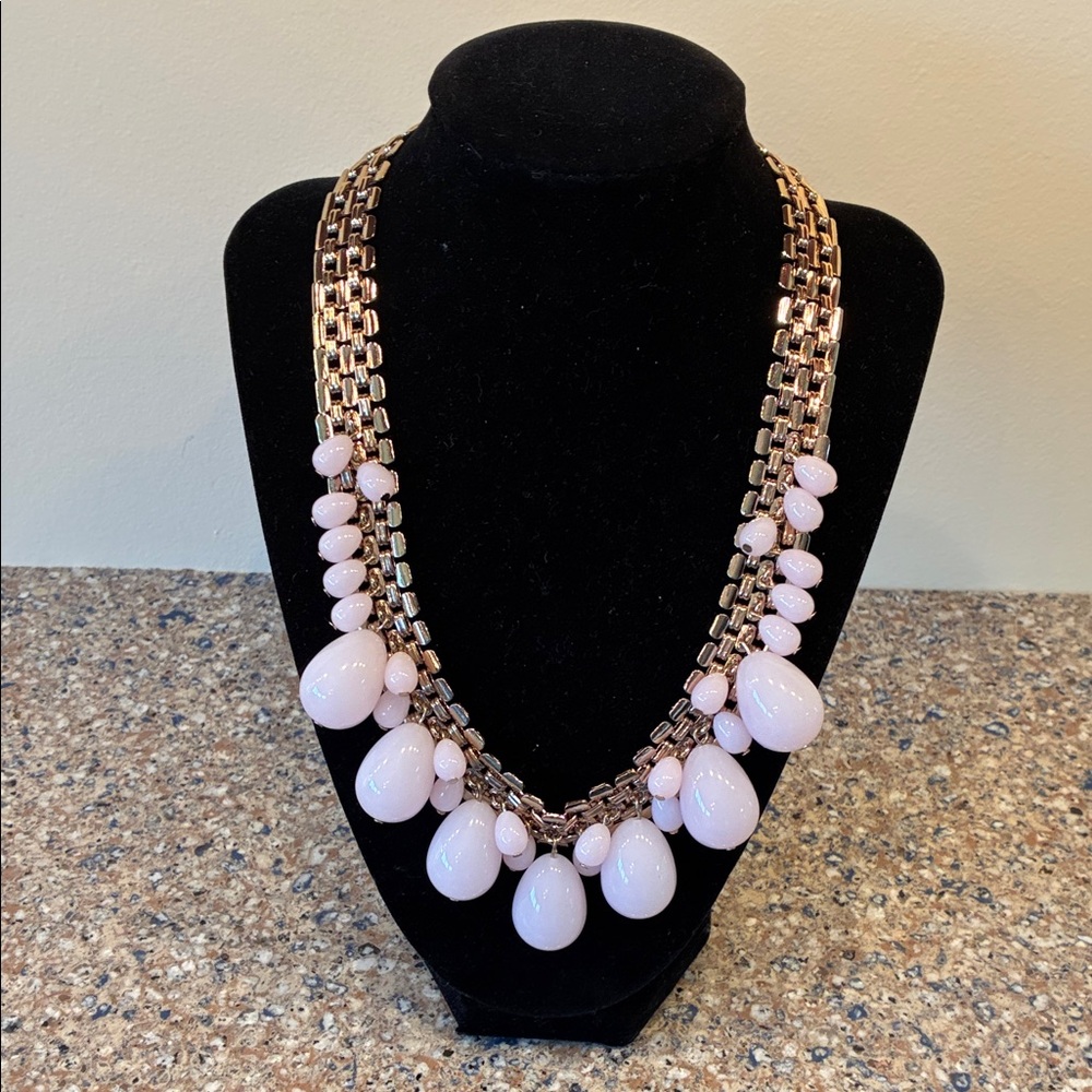 Talbots blush pink necklace